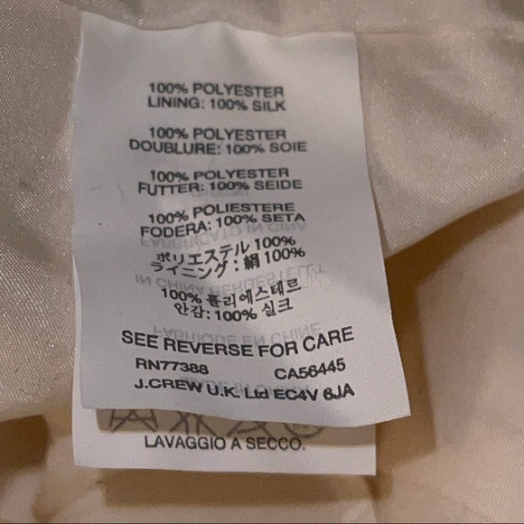 NWT JCREW Wedding Dress Ivory B6667 Formal Dress - Picture 8 of 15